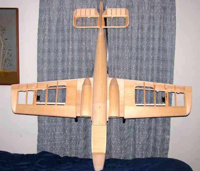 Top view of airframe