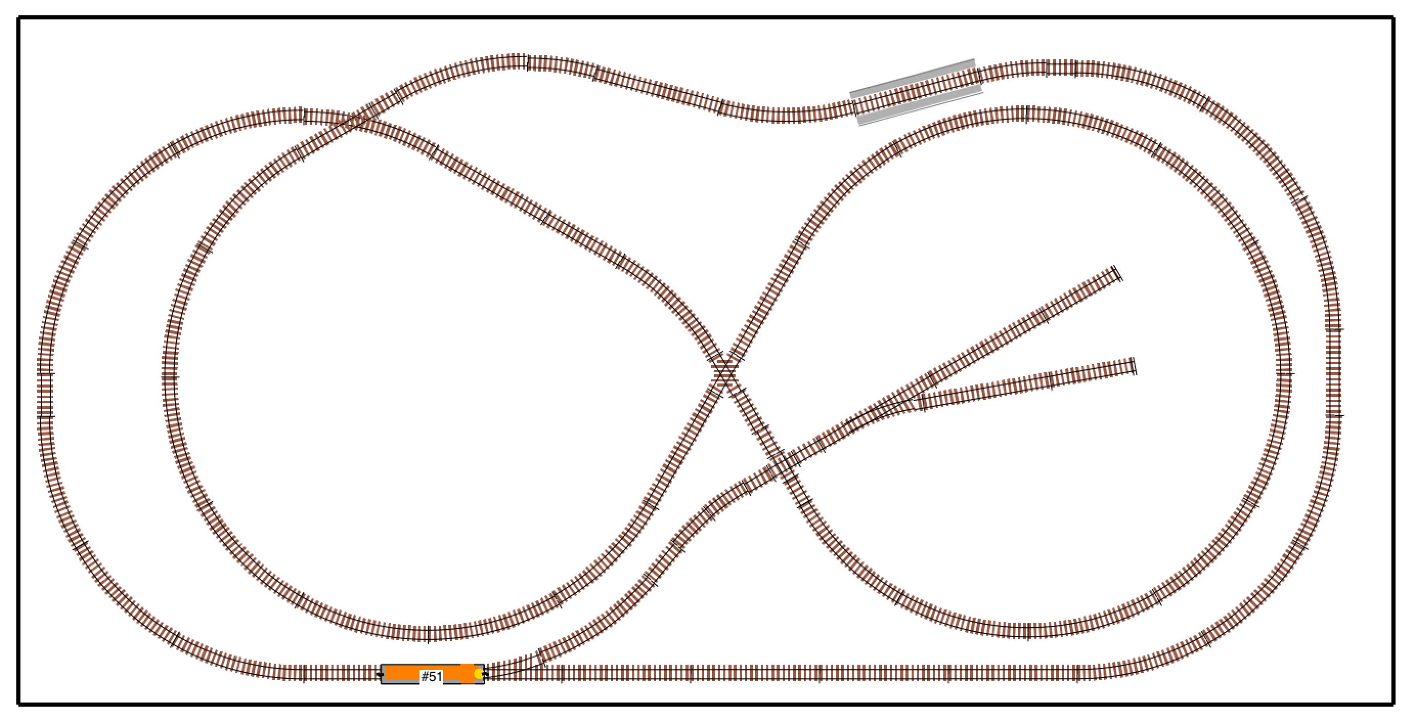 Grand Valley layout track plan